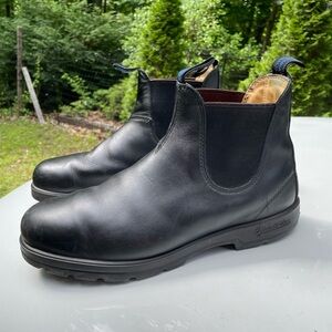 Blundstone Thermal Waterproof Black Leather Chelsea Boots 13